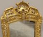 Antique gilded mirror from the 18th century, Louis XV period