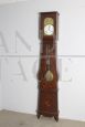 Antique painted grandfather clock from the mid-19th century        