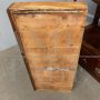 Antique 19th century console sideboard with drawers and bardiglio marble top