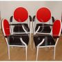 Set of 4 Souvignet Plichanse chairs, France 1970s