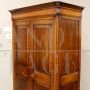 Antique Louis Philippe Capuchin wardrobe or cupboard in walnut, 19th century Italy