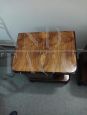 Pair of mirrored art deco bedside tables