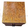 Small art deco drawer unit in thuja briar