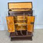 Antique Tuscan kneeler from 1750 with cabinet compartment