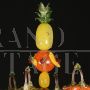 Sumptuous chandelier with triumph of fruit in Murano glass, 16 lights