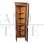 Antique wooden corner display cabinet