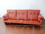 Coronado sofa by Tobia Scarpa for B&B Italia in orange color, Italy 1960s