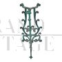 Wrought iron vase holder pedestal