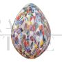 Egg-shaped table lamp in Murano glass with Murrine