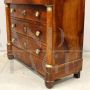 Small 19th century Empire chest of drawers in walnut