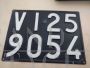 Vintage Vicenza VI25 car license plate