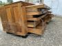 Haberdashery counter cabinet with drawers in solid oak