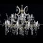 Maria Teresa chandelier with 18 lights in Bohemian crystal