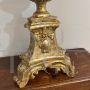 Antique 18th century candle holder with mecca gilding