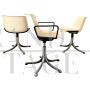 Set of three Modus office chairs by Osvaldo Borsani for Tecno, 1960s