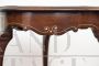 Antique Edwardian occasional table in solid mahogany with inlays