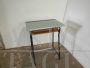 Vintage 70s school desk in green formica