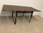 60s mid-century modern design extendable table in rosewood