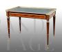 Antique French Napoleon III desk with bronze details