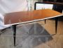 original 1950s table with glass top and revised lacquering