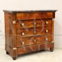 Small 19th century Empire chest of drawers in walnut