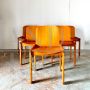 Set of six chairs designed by Tobia Scarpa for Molteni, 1970s   