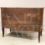 Antique Directoire period chest of drawers in walnut, Italy 18th century