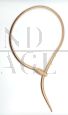 Vintage rose gold snake necklace