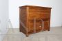 Antique bread holder sideboard in chestnut, Italy late 19th century