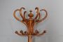 Thonet style 1940s coat stand in bent beech