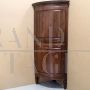 Antique rounded corner cupboard from the Louis XVI period, 18th century