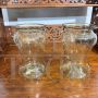 Pair of antique blown Murano glass pharmacy jars from the late 19th century