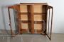 Small 1940s Art Deco display cabinet in walnut