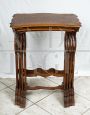 Set of antique inlaid nesting tables from the Napoleon III era