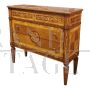 Inlaid chest of drawers in antique Louis XVI Lombard style