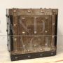 Antique Italian studded safe from the 19th century