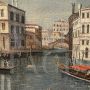 Francesco Tironi - pair of antique paintings from the 18th century with views of Venice