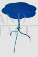 Blue Cipango outdoor side table by Emaf Progetti for Zanotta, 1980s        