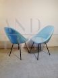 Pair of vintage chairs armchairs by Rossi di Albizzate