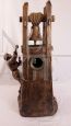 Goldscheider - bell ringer, terracotta clock holder sculpture