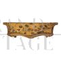 19th century French style low console in gilded wood