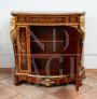 Antique French Napoleon III sideboard rich in inlays and bronze friezes