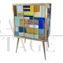 Small dresser or large bedside table in multicolored Murano glass