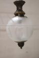 Set of three 1960s lantern pendant lights