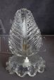 Pair of Barovier & Toso table lamps in leaf-shaped Murano glass