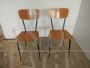 Pair of formica chairs from the 70s