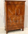 Antique Empire secretaire in walnut from the 19th century