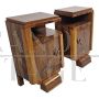 Pair of Italian Art Deco bedside tables from the 1930s - 1940s