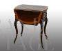 Antique Napoleon III extendable inlaid sewing table