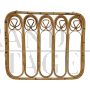 Hallway wall coat rack in bamboo and rattan